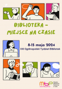 Miejska BIBLIOTEKA Publiczna w Jaśle – MIEJSCE NA CZASIE! XXI Ogólnopolski Tydzień Bibliotek
