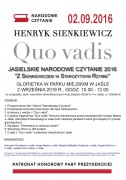 Jasielskie Narodowe Czytanie 2016 -Sienkiewicz w zbiorach jaślan