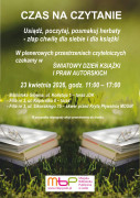 Czas na czytanie - akcja z okazji Światowego Dnia Książki i Praw autorskich