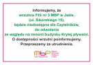 Wrzutnia w Filii nr 3 nieczynna do odwołania!