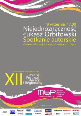 Festiwal: Niejednoznaczność – spotkanie z Łukaszem Orbitowskim