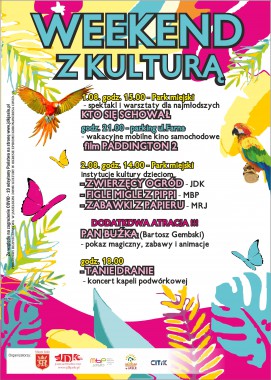 Zaproszenie do udziału w Weekendzie z kulturą 1-2 sierpnia