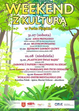 Weekend z kulturą w Parku Miejskim w Jaśle