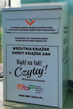 Zwracaj książki wygodniej w Filii nr 3 Miejskiej Biblioteki Publicznej w Jaśle