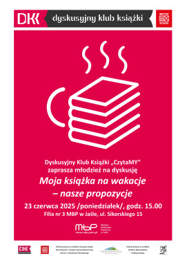 Kluby: DKK „CzytaMY” - spotkanie z letnią lekturą
