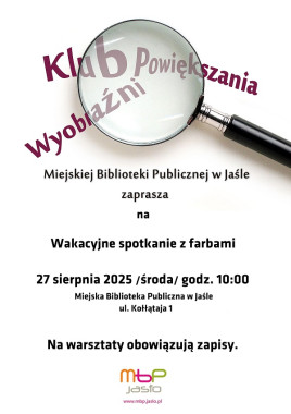 Kluby: Wakacyjne spotkanie z farbami