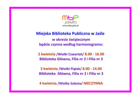 Godziny otwarcia w okresie świątecznym