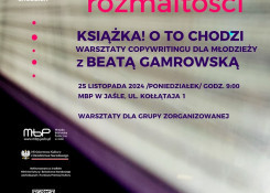 Książka! O to chodzi – warsztaty copywritingu dla młodzieży